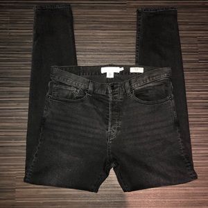 H&M L.O.G.G. Slim Fit Black Jeans